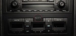 Audi A4 klima kontrol tuşları aşınma deformasyon soft kaplama restorasyon sonrası