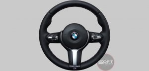 BMW F10 M direksiyon deri kaplama M dikiş 2