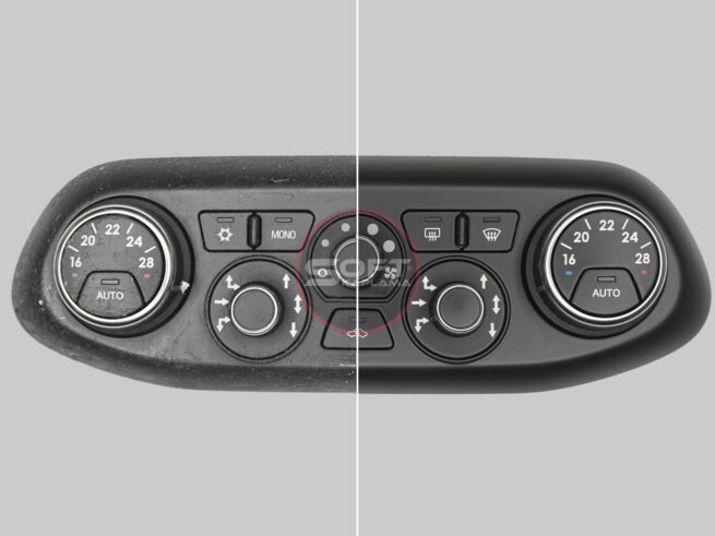 Ferrari-klima-kontrol-paneli-cerceve-tus-cizilme-soyulma-yenileme-soft-kaplama-restorasyon-once-sonra.jpg