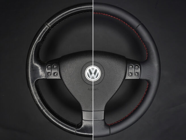 Volkswagen-golf-goal-direksiyon-derisi-asinma-yipranma-soyulma-eskime-deri-kaplama-yenileme-soft-kaplama-restorasyon