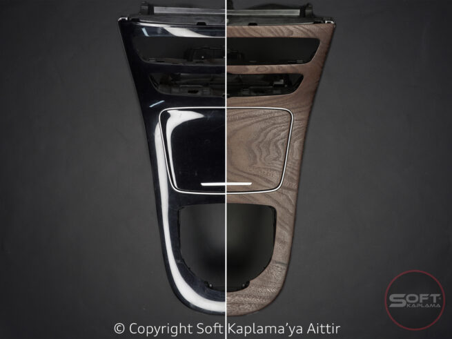mercedes-orta-konsol-maun-kaplama-soft-kaplama-restorasyon.
